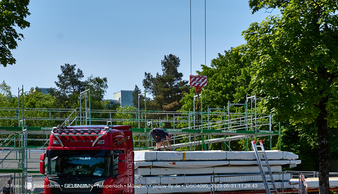 31.05.2023 - Wände für das Haus für Kinder in Neuperlach in München